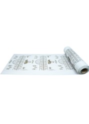 10KG Disposable Sofra Roll, Beautiful Sofra Table Sheet Rolls - Brown Arabian Coffee