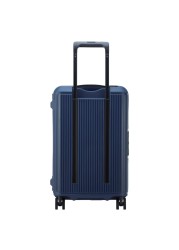Delsey Paris Securitech Stone 4 Double Wheels Luggage Hard Trolley Navy 55cm