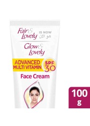 Fair &amp; Lovely Face Cream With Spf 30 Advanced Multi Vitamin For Glowing Skin 100g