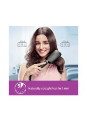 Philips Heated Straightening Hair Brush BHH880 Black
