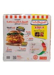 Americana Zingz Hot And Crunchy Burger Chicken Fillet Extra Large 440g
