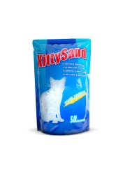 Bag of 3 - KittySand 100% Natural Silica Crystal Premium Quality Cat Litter 5L
