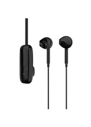 Clip Tune Wireless Earphone, 11 Hours Working Time, Bluetooth V5.3, 10m Transmission Distance, 60 Hours Standby Time, Green Lion - Black