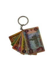 Winds Trading Ahlan UAE Currency Themed Keychain Multicolour