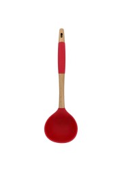 Home Pro Silicone Head Ladle Blue And Beige