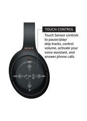 Sony WH-1000XM4 Bluetooth Wireless Headphone Noise Canceling Over-Ear With Mic Black