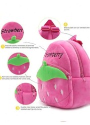 Portable Cartoon Plush Backpack Schoolbag Campus Shoulder Bag Small Backpack