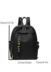 Versatile Nylon Backpack Fashionable Casual Large Capacity Travel Schoolbag Backpack School Bag Bag Backpack Toddler Backpack Mini Backpack Small Backpack Bag School School Backpack Rucksack School Ba