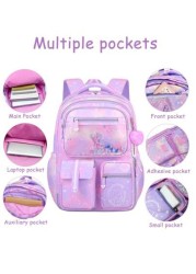 1pc Girls Backpack Outdoor Travel Bag Large Capacity School Bag Bookbag 15 6 Inch Laptop Backpack Stylish Casual Shoulder Bag Multi Pocket Backpack With Heart Shaped Plush Pendant Suitable For Teenage