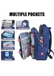 1 Piece Kids Backpack School Boy Backpack Handsome Student School Bag Large Capacity Multi Pocket Waterproof Backpack School Supplies Suitable For 6 14 Years Old Teenager Students School And Travel