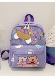 1pc Back To School Backpack Casual College Backpack Cute Cartoon Capybara Backpack Suitable For Daily School Very Suitable For Campus Class Photo Taking Birthday Gifts Suitable For Daily Shopping Shop
