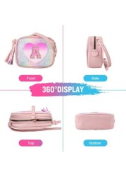 Birthday Gifts For 2 3 4 5 6 7 8 9 10 Year Old Girl Cute Little Girl Purse Toddler Purse For S Wallet Small Initial Shoulder Crossbody Bag Personalized Christmas Gift For Daughter Baby