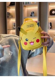 pokemon 1pc Pokemon Pikachu Cute Children s Backpack Crossbody Bag Fashionable Casual Accessory Suitable For Any Occasion Storage Bag Schoolbag Gift
