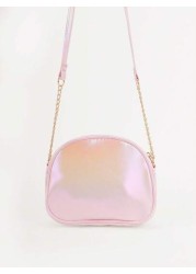 1pc Cute Princess Metal Bowknot Mini Crossbody Bag For Girls Suitable For Daily Outings