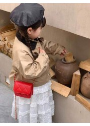 Fashionable Mini Structured Crossbody Shoulder Bag For Kids Coin Purse For Outdoor Use