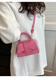 This Year Small Square Bags Are Popular Simple And Stylish Versatile Can Be Hand Carried Shoulder Carried Or Cross Body Suitable For Women