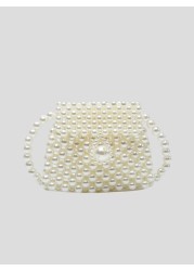 1 Piece Girls Children Pearl Accessories Beaded Flap Closure Cute Princess Fashion Mini Children s Shoulder Bag Suitable For Spring And Summer Matching Clothes Or Daily Use
