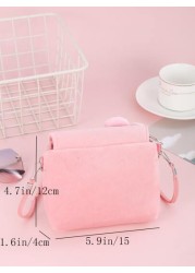Girls Floral Decor Satchel Bag
