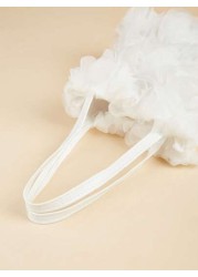 1pc Sweet Lady New Arrival Minimalist Rose Flower Design Handbag Tote Bag For Phone And Coins