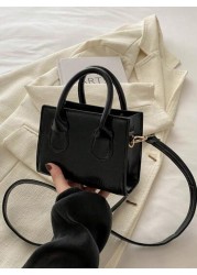 1pc Fashionable And Elegant Fashionable Design Shoulder Crossbody Solid Color Shiny Fresh Armpit Texture Chain Bag Crocodile Pattern Crossbody Bag Girl Korean Version Of Shoulder Bag Solid Color Small