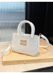 1pc Pu Zipper Fashionable And Simple Girl S Handbag Niche Parent Child Crossbody Bag Lipstick Bag Korean Style Versatile Niche Design With Comfortable Shoulder Straps Versatile And Suitable For Girls