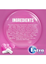 Wrigley&#39;s Extra Bubblemint Chewing Gum, 14g Pack of 30