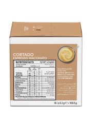 Nescafe Dolce Gusto Espresso Macchiato Cortado Coffee, 16 Capsules