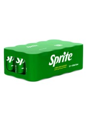 Sprite Regular Lemon Lime Flavoured Carbonated Soft Drink Can 150ml Pack of 15