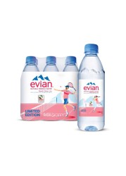 evian Natural Mineral Water 500ml Pack of 6