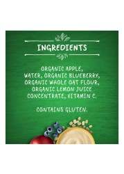 Gerber Organic Fruits and Cereals with Apple, Blueberry and Oats, 110g