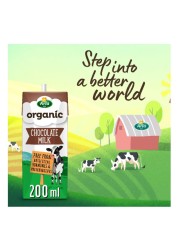 Arla Organic Chocolate Milk, 200ml