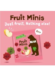 Bear Dino Paws Strawberry And Apple Pure Fruit Snacks 20g Pack of 5