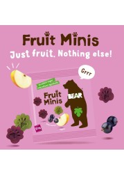 Bear Paws Apple And Blackcurrant Pure Fruit Snacks 20g Pack of 5