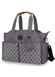 Teknum Reversible Look at Me Stroller w/ Diaper Bags - Black