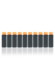 JGCWorker 200pcs 2nd Generation HighEnd of HalfLenth Soft Dart Soft Short Dart for Adventure Force Nexus Pro and Worker Swift Black and Orange