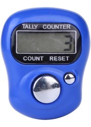 FITTO Multi-Functional Electronic Finger Counter 5-Digit LCD Display - EQ Clicker Mechanical Hand Tally Tasbih Digital Tracker for Muslim Prayer Counter - Mini Handheld Clicker