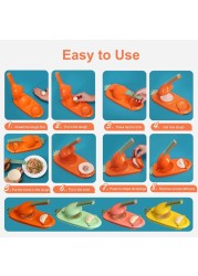 Fitto 2-in-1 Dumpling Maker - Easy DIY Dumpling & Ravioli Maker with Press Mould and Stuffing Spoon, Quick & Simple Dumpling Press Tool for Homemade Dumplings, Empanadas, Ravioli, Pastries & More