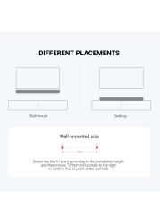 Xiaomi Redmi MDZ &ndash; 34 &ndash; DA Bluetooth / Wired TV Soundbar Speaker Hi-Fi Sound Wall-mounted / Desktop (BLACK)