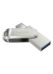 سانديسك ألترا محرك أقراص USB فاخر مزدوج نوع-C محرك فلاش 256 غيغابايت