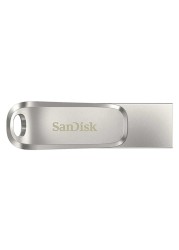 سان ديسك آلترا دوول درايف لوكس USB من النوع C سعة 512 غيغابايت - فضي