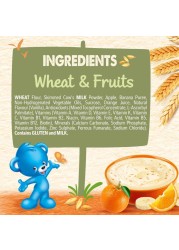 Nestle Cerelac Infant Cereal, Wheat and Fruits, from 6 Months, 400g