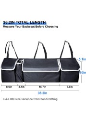 Car Trunk Organizers Car Seat Organiser Boot Tidy Organiser Heavy Duty Car Organiser with Waterproof