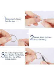 Ring Size Adjuster for Loose Rings Guard Clips Transparent Ring Tightener Sizer Adjusters resizer Fit Almost Any Rings 6 Different Sizes Transparent6Pcs