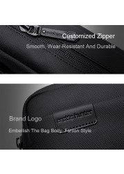 Arctic Hunter Unisex Handbag Durable Premium Water Resistant Carry All Bag with Pockets for Men in Daily Use K00580 Black