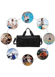 MahMir Gym Bag with Shoes and Waterproof Pocket (Green)