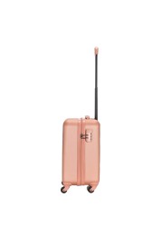 Single Hardside Spinner 4 Wheels Cabin Trolley Luggage With Number Lock 16 Inches
