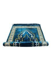 STARGOLD Traditional Turkish Prayer Mat 70x110 cm Large Portable Multicolor Islamic Prayer Rug, Janamaz Sajjadah For Men And Women