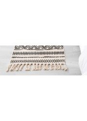 Ethnic Style Handwoven Tassel Carpet For Living Room Bedroom (Size 60×90CM)