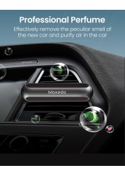 Moxedo Aromatherapy Car Diffuser Clip Perfume Air Freshener Long Lasting Fragrance with Aroma Oil for Car Air Vent