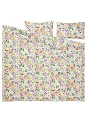 Duvet Cover And 2 Pillowcases Multicolour/Floral Pattern 240X220/50X80cm